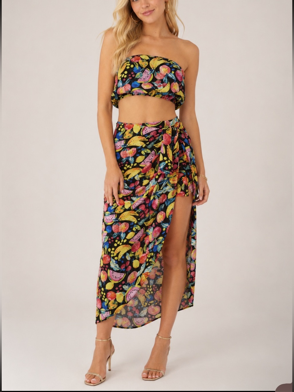 Show Me Your Mumu SET Fruity Tango Wrap Me Up Skirt & Bandeau 39150 8149